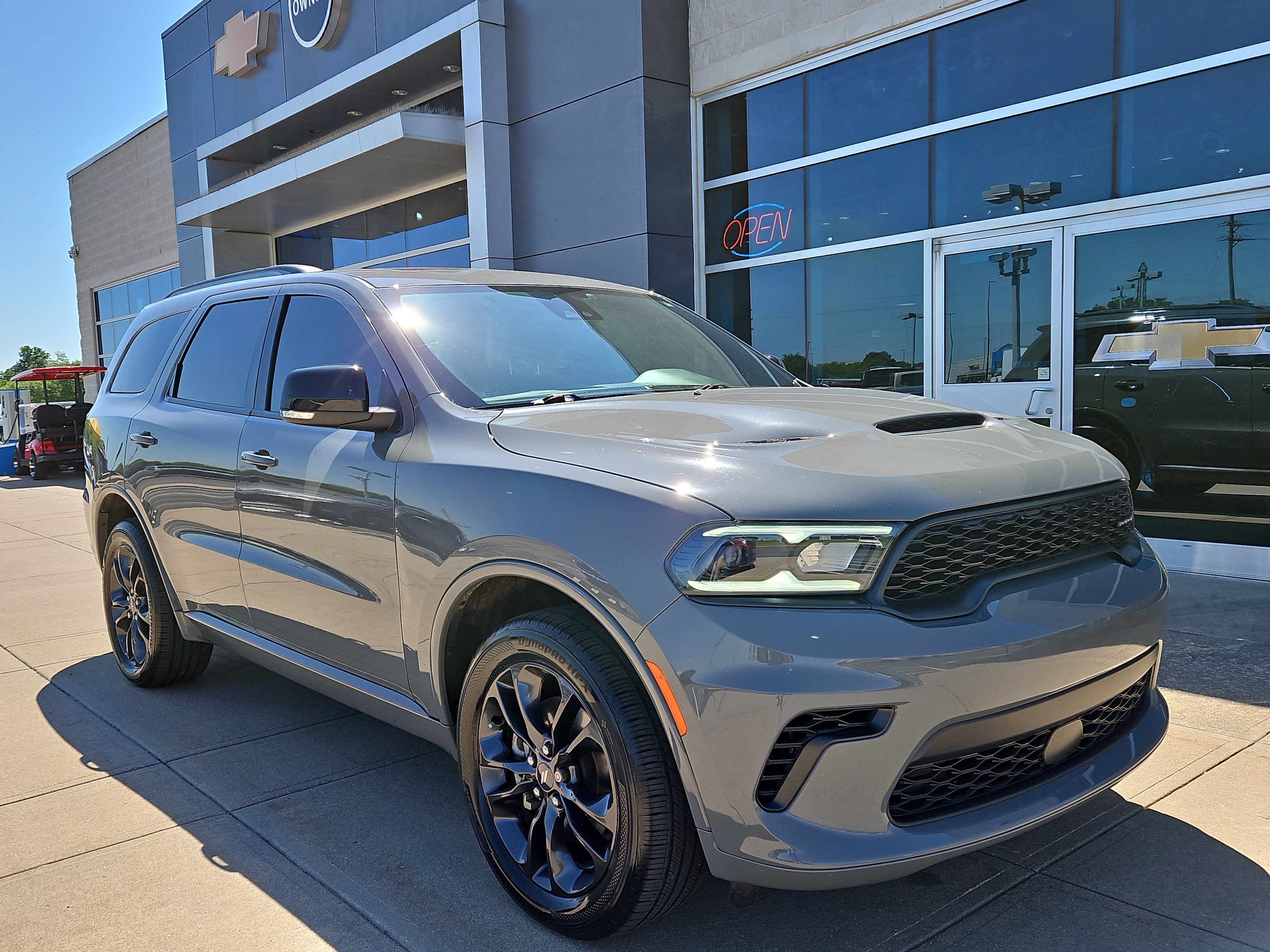 2024 Dodge Durango GT Plus in Gray — front three-quarter view