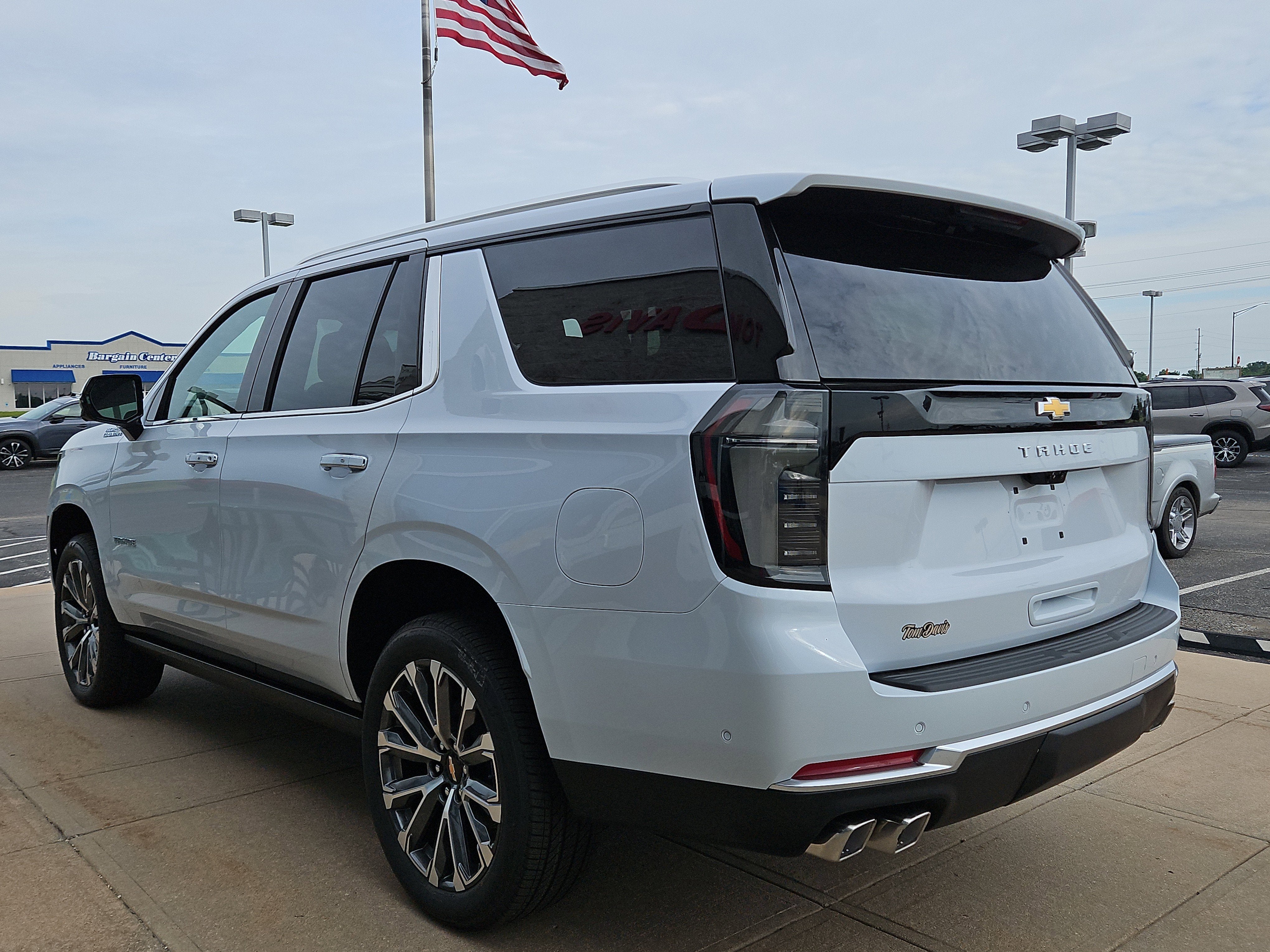 2026 Chevrolet Tahoe — rear three-quarter view